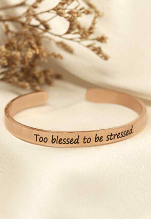 Golden Polished Adjustable Bracelet