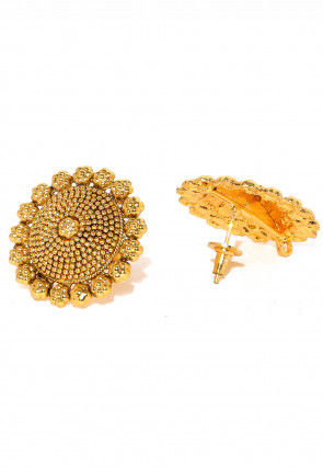 Golden Polished Earrings
