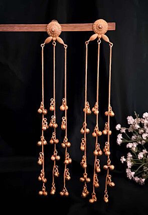 Golden Polished Earrings