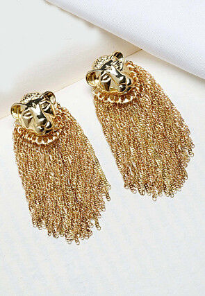 Golden Polished Earrings