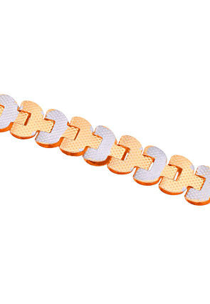 Golden Polished Men Bracelet