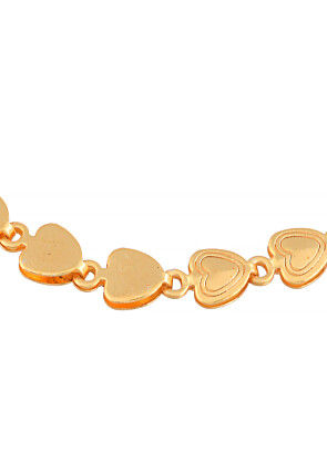 Golden Polished Men Bracelet