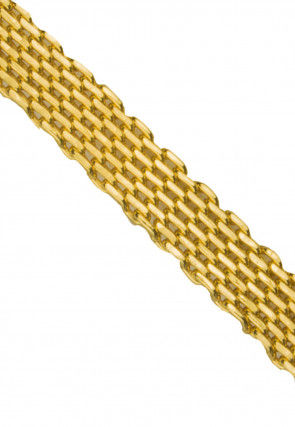 Golden Polished Men Bracelet