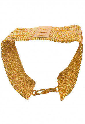 Golden Polished Men Bracelet