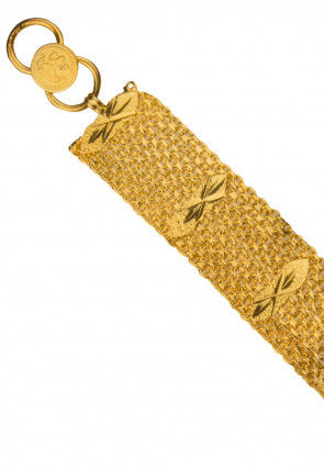 Golden Polished Men Bracelet