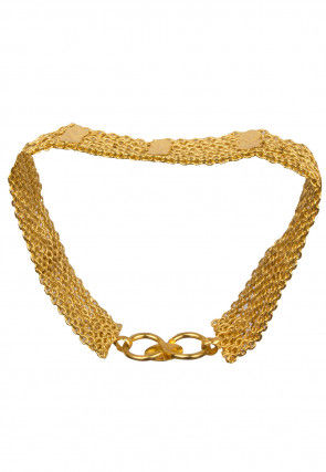 Golden Polished Men Bracelet