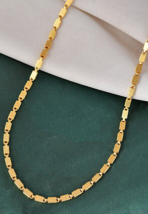 Golden Polished Men Neck Chain