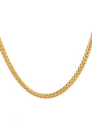 Golden Polished Men Neck Chain