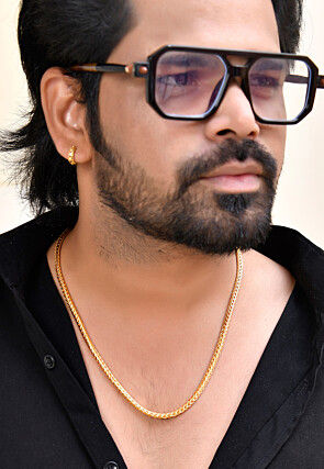 Golden Polished Men Neck Chain