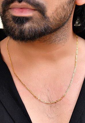 Golden Polished Men Neck Chain