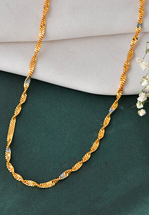 Golden Polished Men Neck Chain