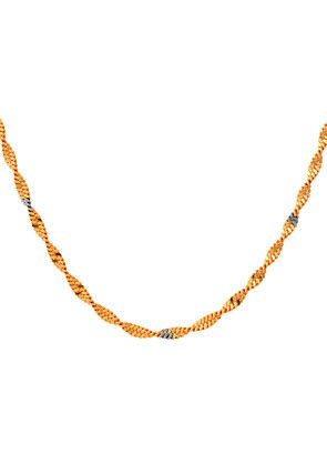 Golden Polished Men Neck Chain