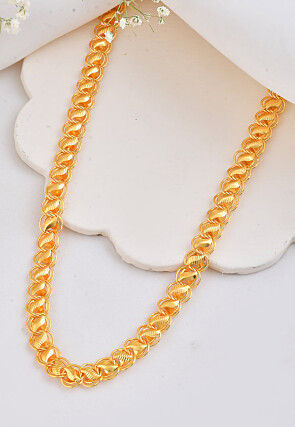 Golden Polished Men Neck Chain