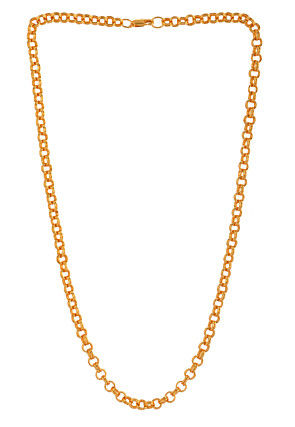 Golden Polished Men Neck Chain
