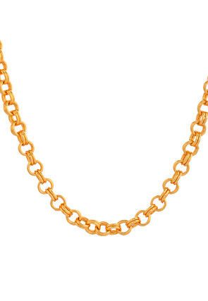 Golden Polished Men Neck Chain