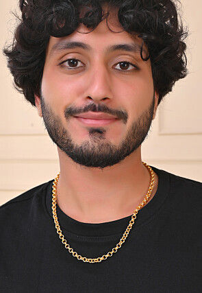Golden Polished Men Neck Chain