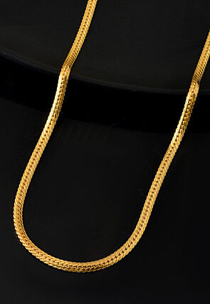 Golden Polished Men Neck Chain