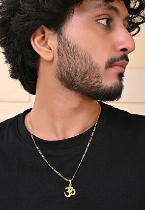 Golden Polished Men Neck Chain