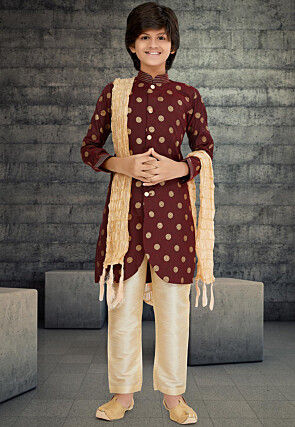 Brocade Kurta Dhoti Sets Indian Kids Wear Buy Ethnic Dresses and Clothing for Boys Girls