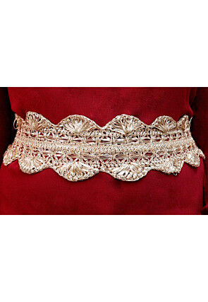 Gota Adjustable Waist Belt in Ligtht Beige