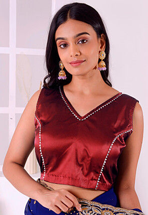 Satin and silk blouses sales