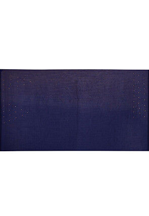 Half N Half Art Silk Saree in Maroon and Navy Blue