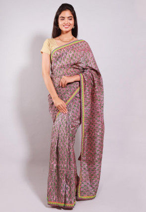 Chanderi Sarees: Buy Latest Indian Designer Chanderi Sarees Online - Utsav  Fashion