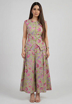 plunging halter dress ZIMMERMANN Indra Plunge Maxi | Pink Scarf Floral Appliance Pull main image 1