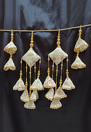 Hand Crafted Takiya Shaped Pair of Dangles