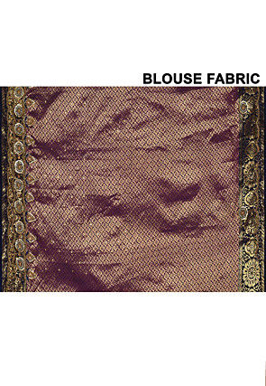 Hand Embroidered Art Silk Saree in Fuchsia