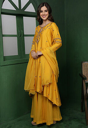 Yellow Pakistani Suits & Salwar Kameez: Buy Online | Utsav Fashion
