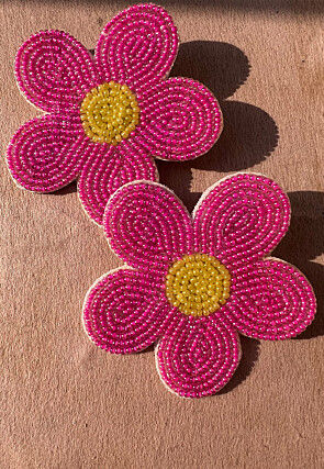 Hand Embroidered Earrings