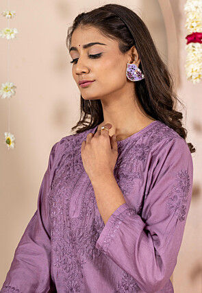 Hand Embroidered Earrings