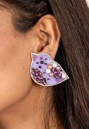 Hand Embroidered Earrings