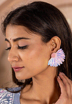 Hand Embroidered Earrings