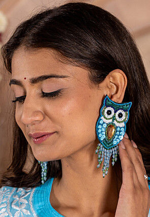 Hand Embroidered Earrings