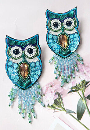 Hand Embroidered Earrings