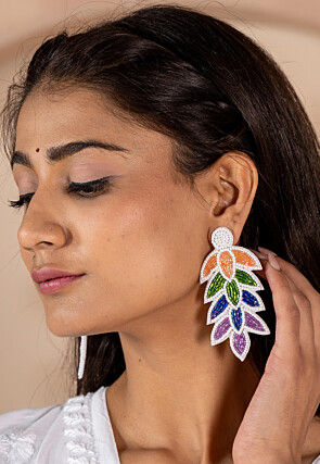 Hand Embroidered Earrings