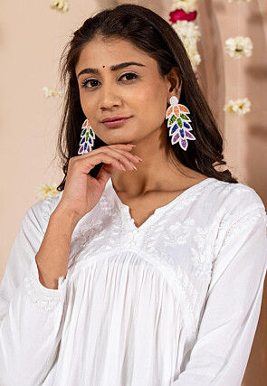 Hand Embroidered Earrings