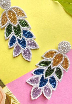 Hand Embroidered Earrings