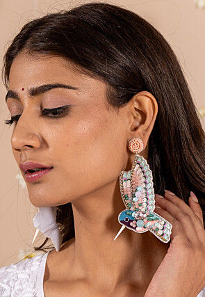 Hand Embroidered Earrings