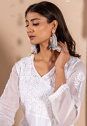 Hand Embroidered Earrings