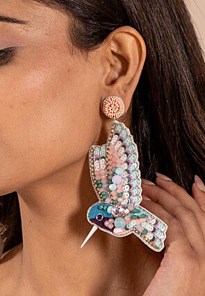 Hand Embroidered Earrings