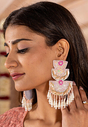 Hand Embroidered Earrings
