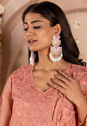 Hand Embroidered Earrings