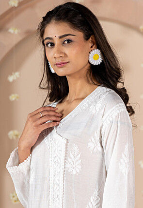 Hand Embroidered Earrings