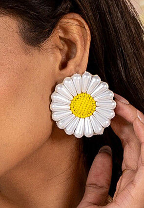 Hand Embroidered Earrings