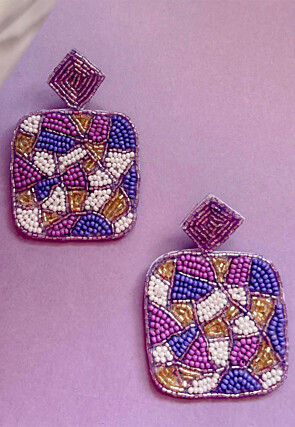 Hand Embroidered Earrings