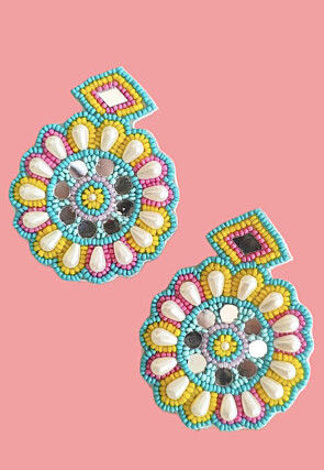 Hand Embroidered Earrings