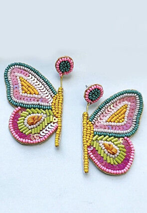 Hand Embroidered Earrings